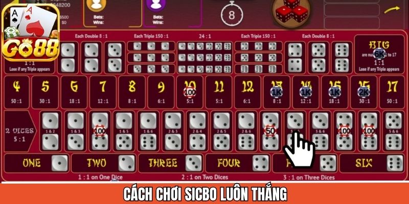 Bỏ túi bí quyết chơi Sicbo thắng đậm chuẩn cao thủ