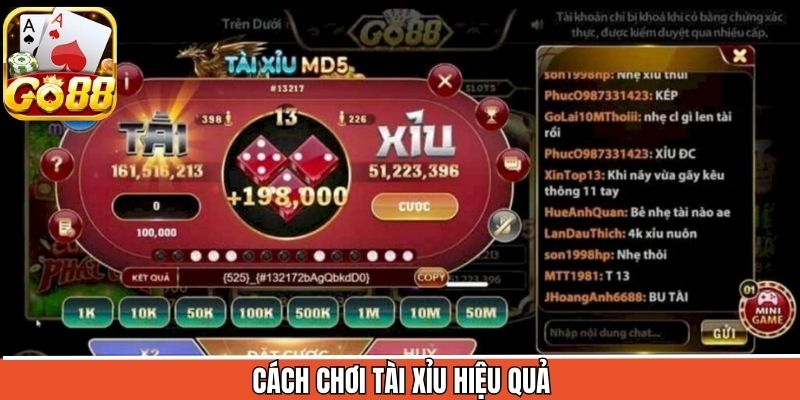 Kinh nghiệm chơi tài xỉu giúp nâng cao hiệu quả