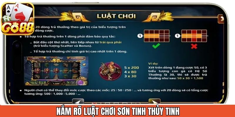 Nắm rõ luật quay hũ sơn tinh thủy tinh